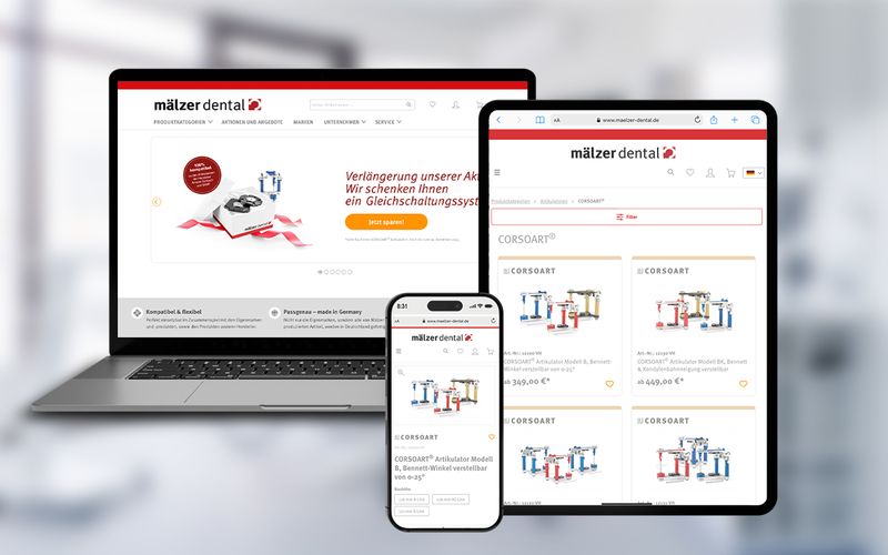 Mälzer Dental web sitesi